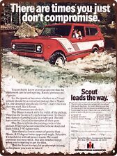 1977 International Harvester IH Scout Jeep Car Truck Metal Sign 9x12