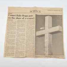 Santa Monica Times 1997 Comet Hale-Bopp Newspaper Article Clipping picture