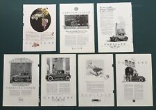 1924 - 1925 Cadillac Advertisements Lot of 7 picture