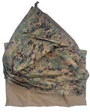 USED Military Outdoor Clothing MARPAT Woodland Reversible Tarp *mocinc.1982* picture