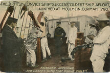 British Convict Ship “Success” Prisoner Receiving 100 Lashes c1908 Torture picture
