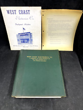 1950'S WEST COAST ELECTRONICS, DIV.LITTON INDUSTRIES FOLDER W 56-8X10 PHOTOS+++ picture