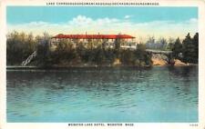 Webster, MA Massachusetts  WEBSTER LAKE HOTEL Worcester County ca1920's Postcard picture