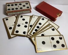VTG 28 SET OF “DUPLEX DOMINOES” IN BOX CHAS GOODALL & SON LONDON picture