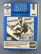 ABC WORLD AIRWAYS GUIDE JANUARY 1976 AIRLINE TIMETABLE PART TWO BLUE BOOK UTA picture