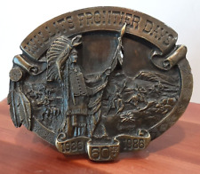 Vintage 1986 60th Wilits Frontier Days Belt Buckle Limited Edition #191 Siskiyou picture