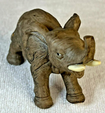 Vintage Collectible 1989 Lefton Elephant Figurine Statue Numbered 07466 Signed picture