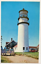 Highland Lighthouse Truro Cape Cod Massachusetts MA Vintage Postcard picture