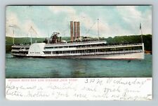 Hudson River NY-New York, Day Line Steamer New York, c1907 Vintage Postcard picture
