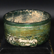 Large Ancient Roman Glass Bowl with Open Work Pattern in perfect Condition picture