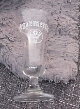 Jagermeister Clear Tulip Shaped Footed Stemmed Shot  picture
