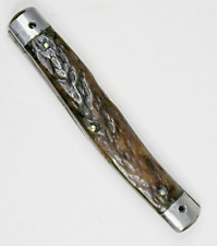 Vintage Remington UMC Muskrat Pocketknife Parts Bone Scales Spring Liners picture