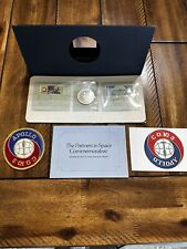 1975 Partners in Space Apollo-Soyuz Space Mission Franklin Mint Coin Stamp Set picture