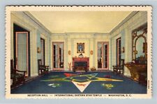 International Eastern Star Temple, Reception Hall Washington DC Vintage Postcard picture