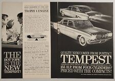 1960 Print Ad The 1961 Pontiac Tempest with Trophy 4 Engines picture