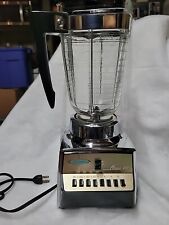 Vintage Osterizer Classic VIII 8 Speed Blender Model 541 Chrome Tested, Works picture
