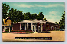 Show-Me Motel Hwy 40-63 Columbia Missouri MO Roadside America Postcard picture