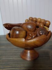 Wooden Fruit Bowl picture