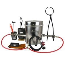 16KG Large Gas Metal Melting Furnace Smelting Kit with 2 Crucibles Casting Tools picture