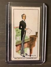 Vintage Neville Chamberlain 1929 Carreras Notable MPs #5 Cigarette Card  picture