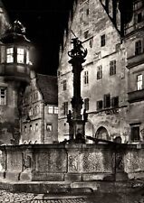 Saint George's Fountain Rothenburg ob der Tauber Vintage Postcard Unposted picture