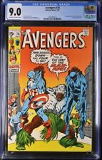 Avengers 78 CGC 9.0 1st Appearance Lethal Legion Buscema & Palmer Cover 1970 picture