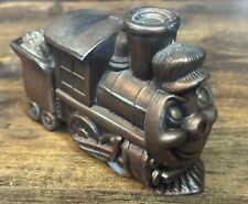 Casey Jones Vintage Cast Train Coin Bank #572 Copper on Brass Thomas the Tank picture