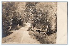 c1910's Roadway Forest Monterey Massachusetts MA Photo Unposted Postcard picture