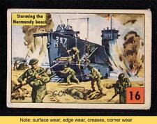 1954 Parkhurst Crash Dive Operation Sea Dog Storming the Normandy beach READ g3e picture