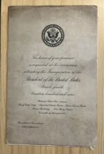 1909 President William Howard Taft Inauguration Personal Invitation picture