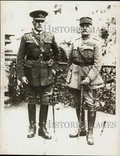 1919 Press Photo World War I Sir Robertson and General Foch, France - kfx02408 picture