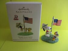2012 Hallmark Beagle Scout Salute Peanuts Gang Snoopy Beagle Scouts New but SDB picture