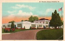 Vintage Postcard Wynnton School Campus Building Landmark Columbia Georgia GA TWC picture