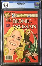 Bionic Woman #1 - Charlton Comics 1977 CGC 9.4 Jack Sparling cover + art picture