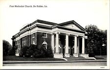 First Methodist Church, De Ridder, Louisiana - Postcard picture