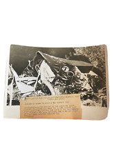 Vintage Aviation Press Photo ~ Plane Crash in Albany New York NY, Two dead 1931 picture
