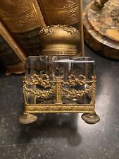 Antique French Neoclassical Gilt Bronze Inkwell picture