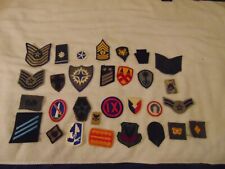 LOT OF 30  VINTAGE OR RARE MILITARY PATCHES; LOT # 10 A picture