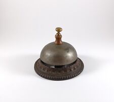 Antique 19th Century Hotel Store Desk Countertop Bell, Patented, 3.375