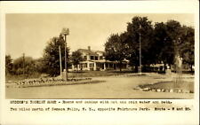 Hedden's Tourist Home~Seneca Falls NY New York~RPPC real photo 1931~bird house picture