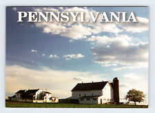 Autumn Sky Covers Rural Pennsylvania Vintage 4x6 Postcard FMP1 picture