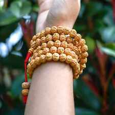 10mm Beautiful brown round Rudraksha bodhi Mala Yoga Bracelet Ethnic picture