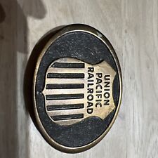 Vintage Union Pacific Railroad Belt Buckle made by ADEZY Denver RARE picture