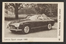 Lancia Sport Coupe Car Cars of 1966 Card #45 (VG Soft Corners) picture