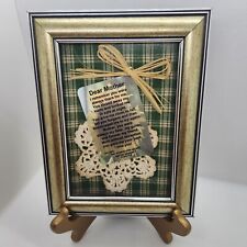 Religious Mother's Day Poem Framed Handmade picture