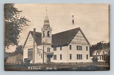 RPPC Aledo IL-Illinois, Methodist Episcopal Church, Real Photo Vintage Postcard picture
