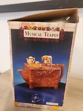 Vintage Mouse & Teapot Music Box, Plays Dolittle, If I Could Talk To The Animals picture