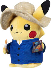 Pokémon Center × Van Gogh Museum: Pikachu Plush - 7 ¾ In. IN HAND Sealed picture