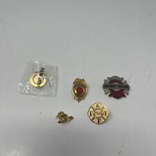 Lot Of 5 Fire Department Pins picture