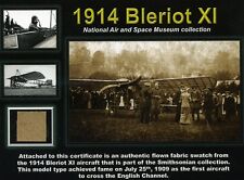 Bleriot XI - Genuine Piece of the Original Fabric on an Impressive Certificate picture